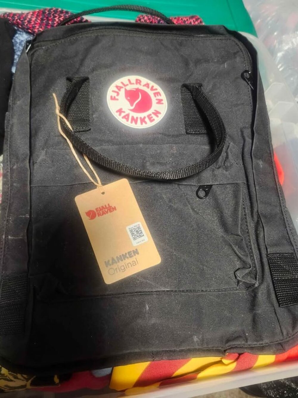 Fjallraven Kanken Classic Backpack - Black - New With Tags